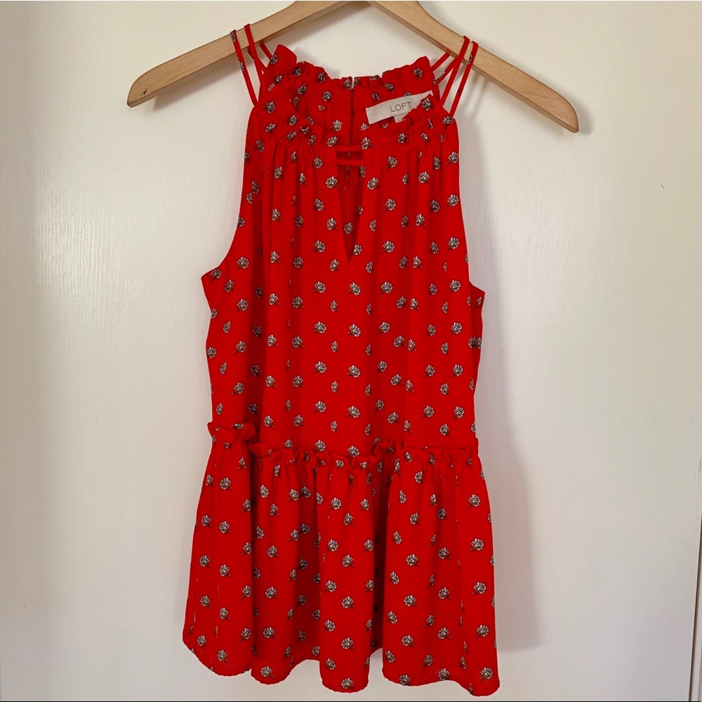 Loft Peplum Sleeveless blouse